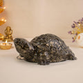 Raw Pyrite Tortoise Figurine for Abundance, Wealth & Prosperity