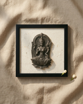 Goddess Laxmi Pyrite Abundance Frame (Pyrite + Selenite )