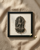 Goddess Laxmi Pyrite Abundance Frame (Pyrite + Selenite )